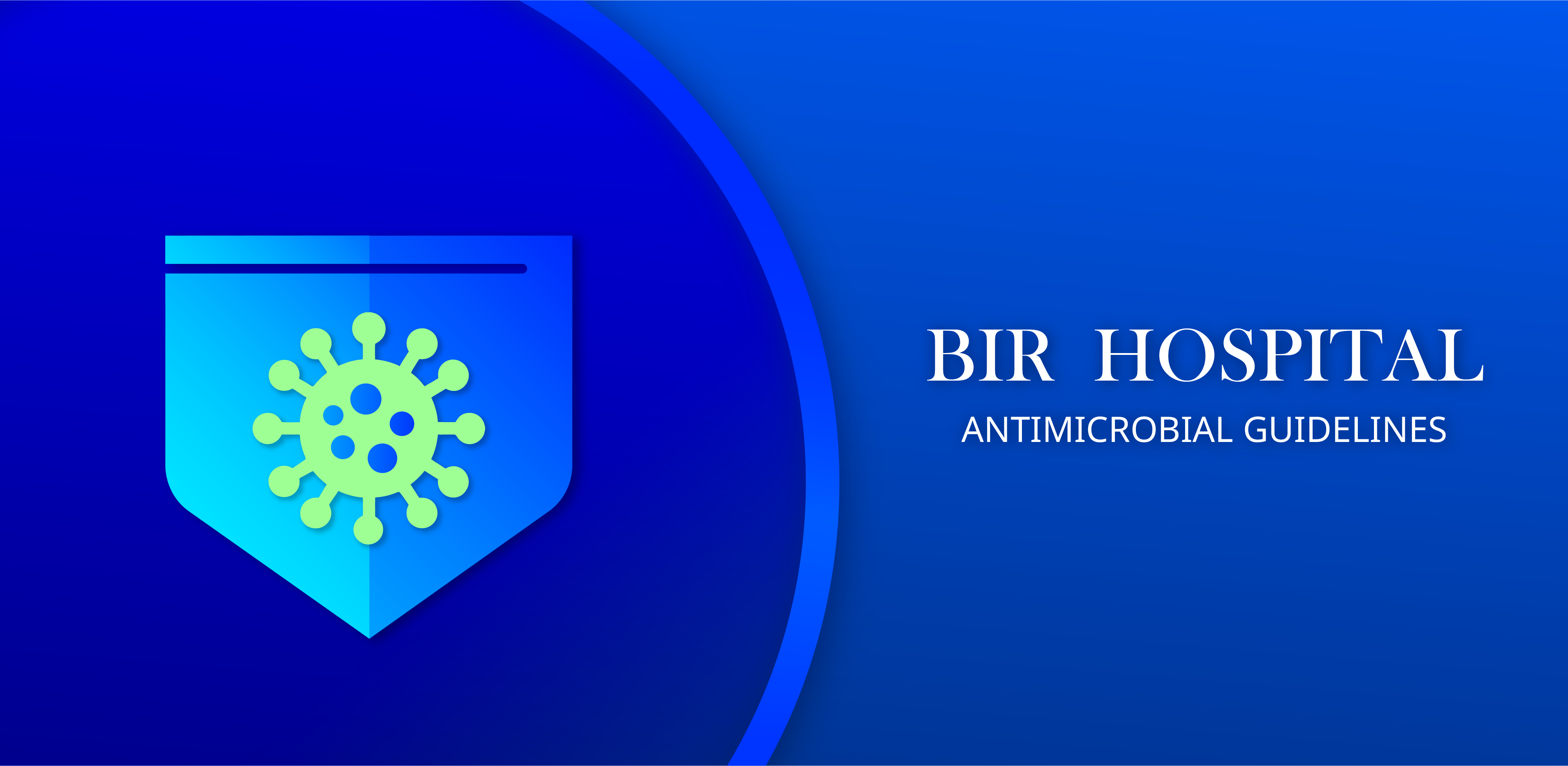Bir Hospital antimicrobial guidelines app banner